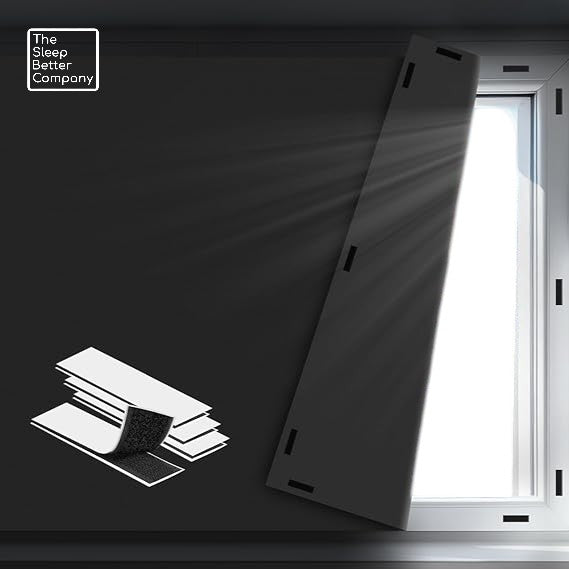 100% Blackout Cut-to-Size Velcro Curtains