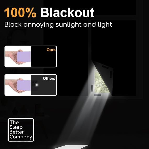 100% Blackout Cut-to-Size Velcro Curtains